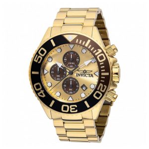 Relógio Masculino Invicta Grand Diver 52mm Dourado 48590