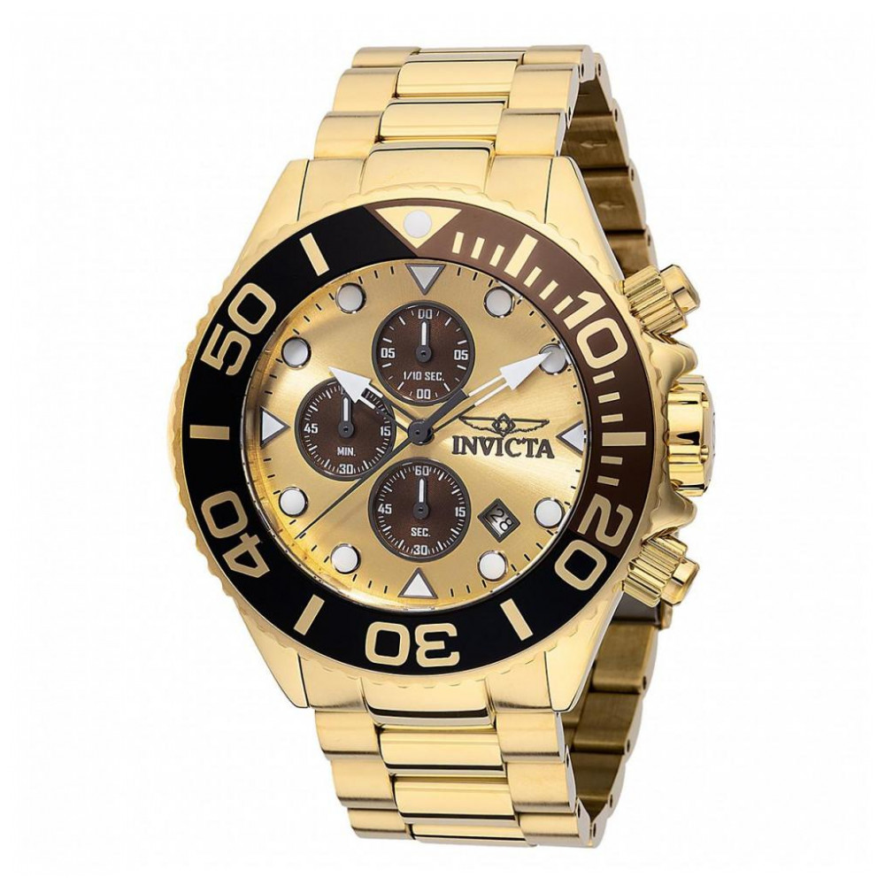 Relógio Masculino Invicta Grand Diver 52mm Dourado 48590