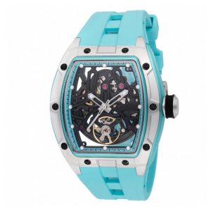 Relógio Masculino Automático Invicta S1 Rally Orberus com Mostrador Esqueletizado 44mm, Azul Claro 49031
