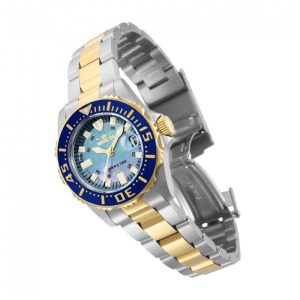 Relgio feminino Pro Swiss Ronda calibre 585 com mostrador em madreprola 30 mm. Ao. Ouro 2961, Invicta
