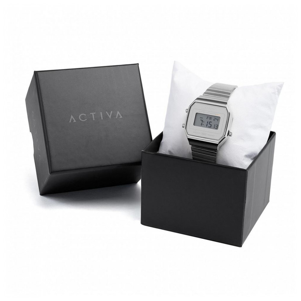 Relógio Masculino Digital Vintage Invicta Activa 39mm em Aço ACWV002