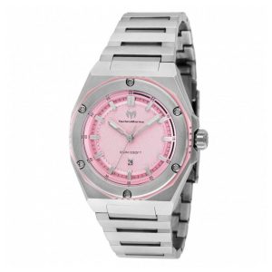 Relógio Feminino TechnoMarine Coral Coral Legacy 36mm, Aço TM416042