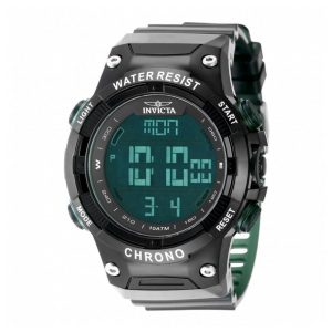 Relógio Masculino Digital Invicta Racing 52mm Transparente Verde 49042