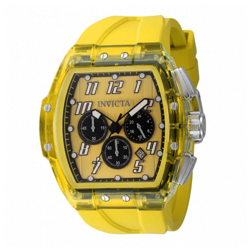 Relógio Masculino Invicta S1 Rally Anatomic 47mm Amarelo 45482