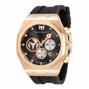 Relógio Masculino TechnoMarine Reef Sun 45mm, Preto TM520004