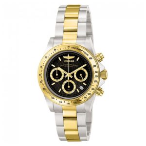 Relgio Masculino Invicta Speedway em Ao e Ouro 9224 39,5mm