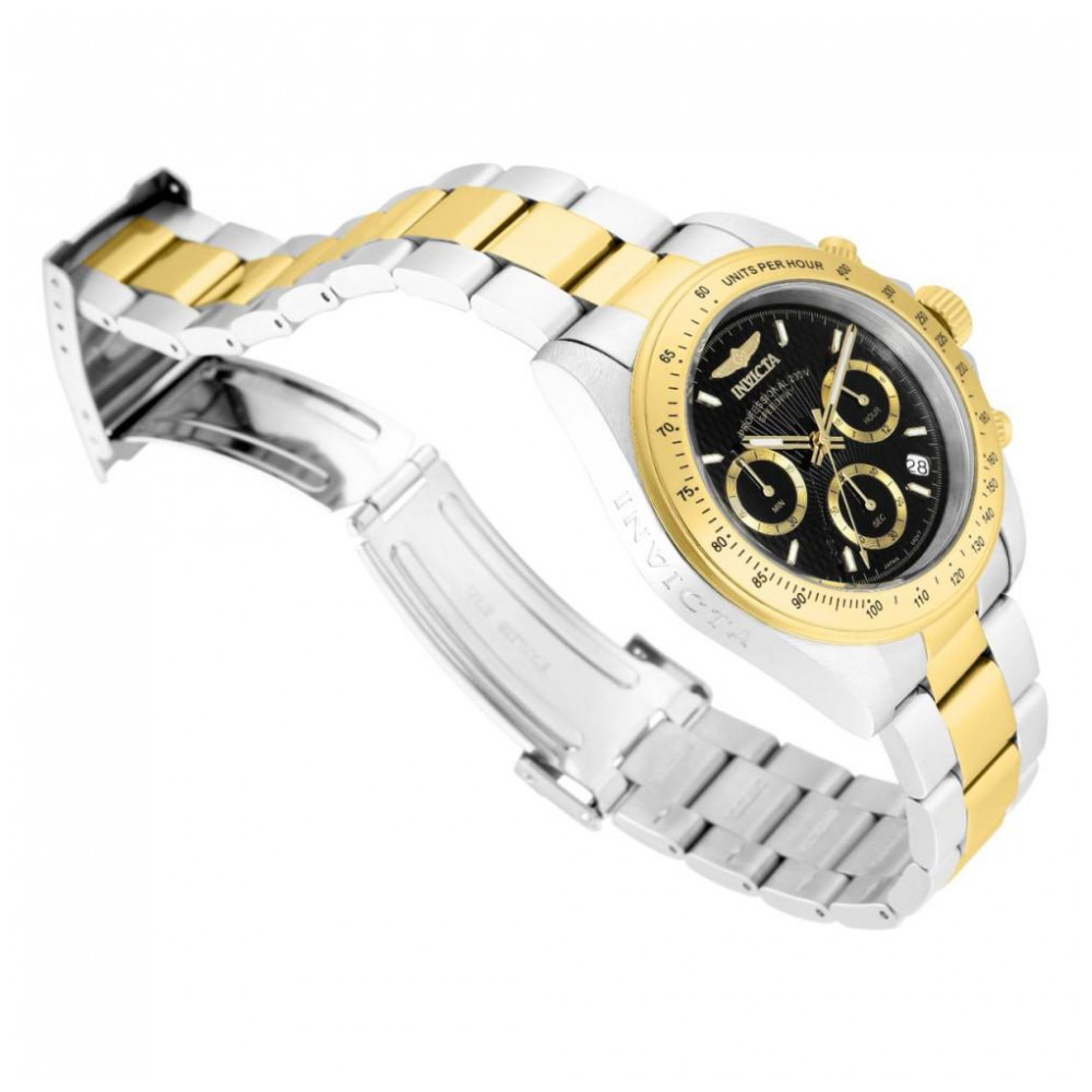 Relgio Masculino Invicta Speedway em Ao e Ouro 9224 39,5mm