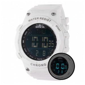Relógio Masculino Invicta Racing Digital 52mm Branco 47524