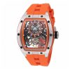 Relógio Masculino Automático Invicta S1 Rally Torque com Mostrador Esqueleto 44mm, Laranja 49034