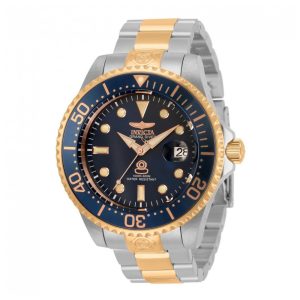 Relgio Masculino Automtico Invicta 47mm em Ao e Ouro Rosa 33315
