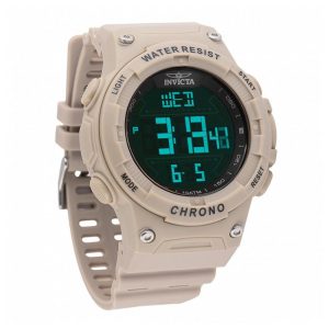 Relógio Masculino Digital Invicta Racing 52mm, Marrom Claro 47526