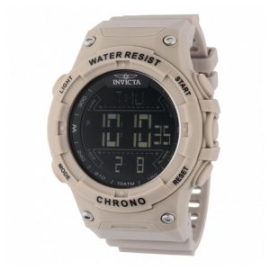 Relógio Masculino Digital Invicta Racing 52mm, Marrom Claro 47526