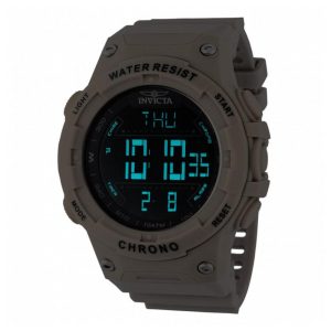 Relógio Masculino Digital Invicta Racing 52mm, Marrom Claro 47526
