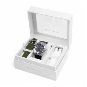 Relógio TechnoMarine Cruise California Masculino 45mm, Preto, Branco, Verde com Pulseira Interchangeável TM124017