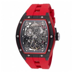 Relógio Masculino Automático Invicta S1 Rally com Mostrador Esqueletizado 44mm, Vermelho 49017