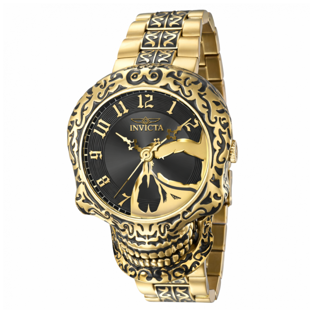 Relógio Masculino Automático Artist, Invicta 35109, Dourado e Preto