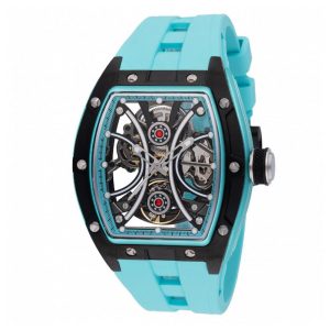 Relógio Masculino Invicta S1 Rally Automático com Mostrador Esqueleto 44mm, Azul Claro 49019