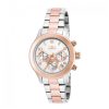 Relógio Feminino de Quartzo Angel, Invicta ZG19220, Prata e Ouro Rosa