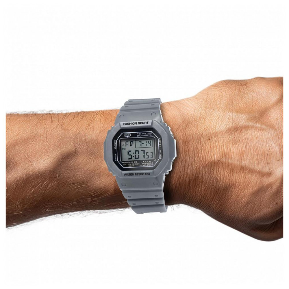 Relógio Digital Masculino Invicta Activa Retro X 44,5mm Cinza ACW424001