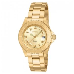 Relógio Feminino Invicta Angel Swiss Ronda 515 Caliber 40mm, Dourado 14321