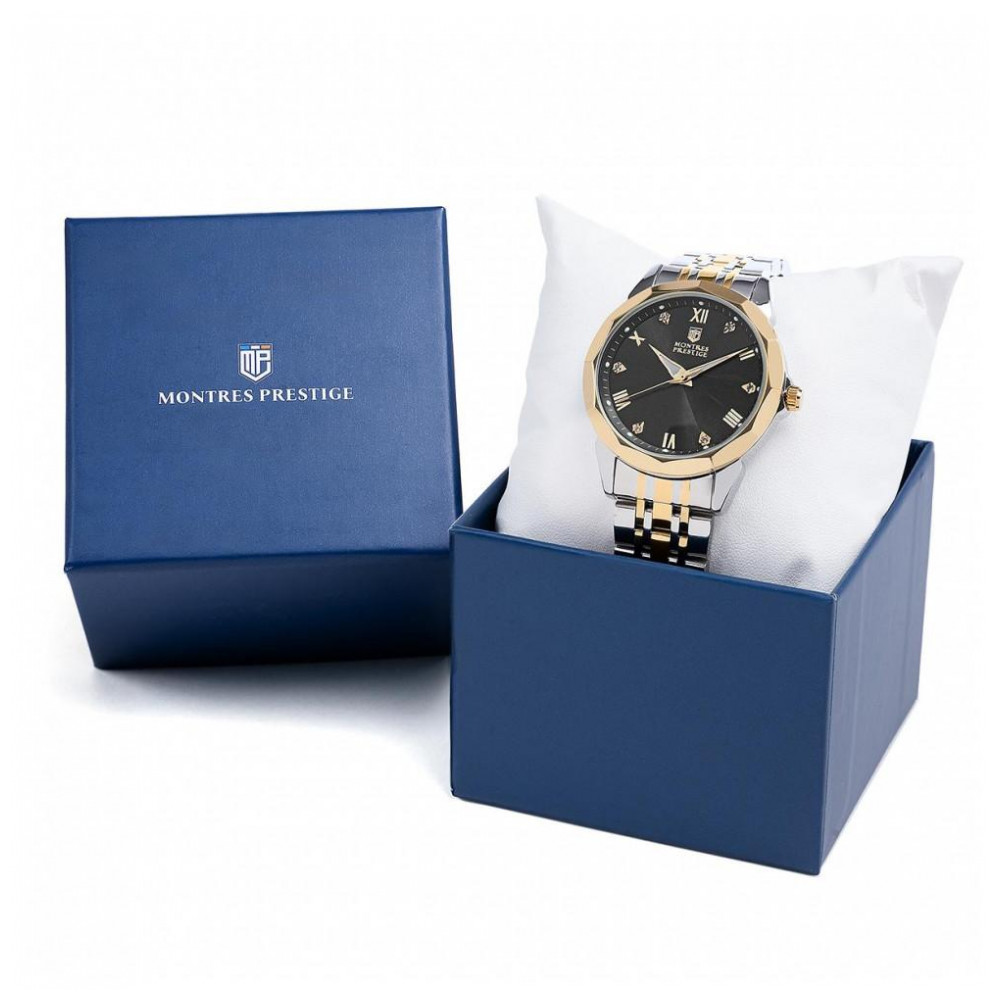 Relógio Masculino Montres Prestige X Invicta 41mm em Aço com Detalhes em Dourado MPW0043