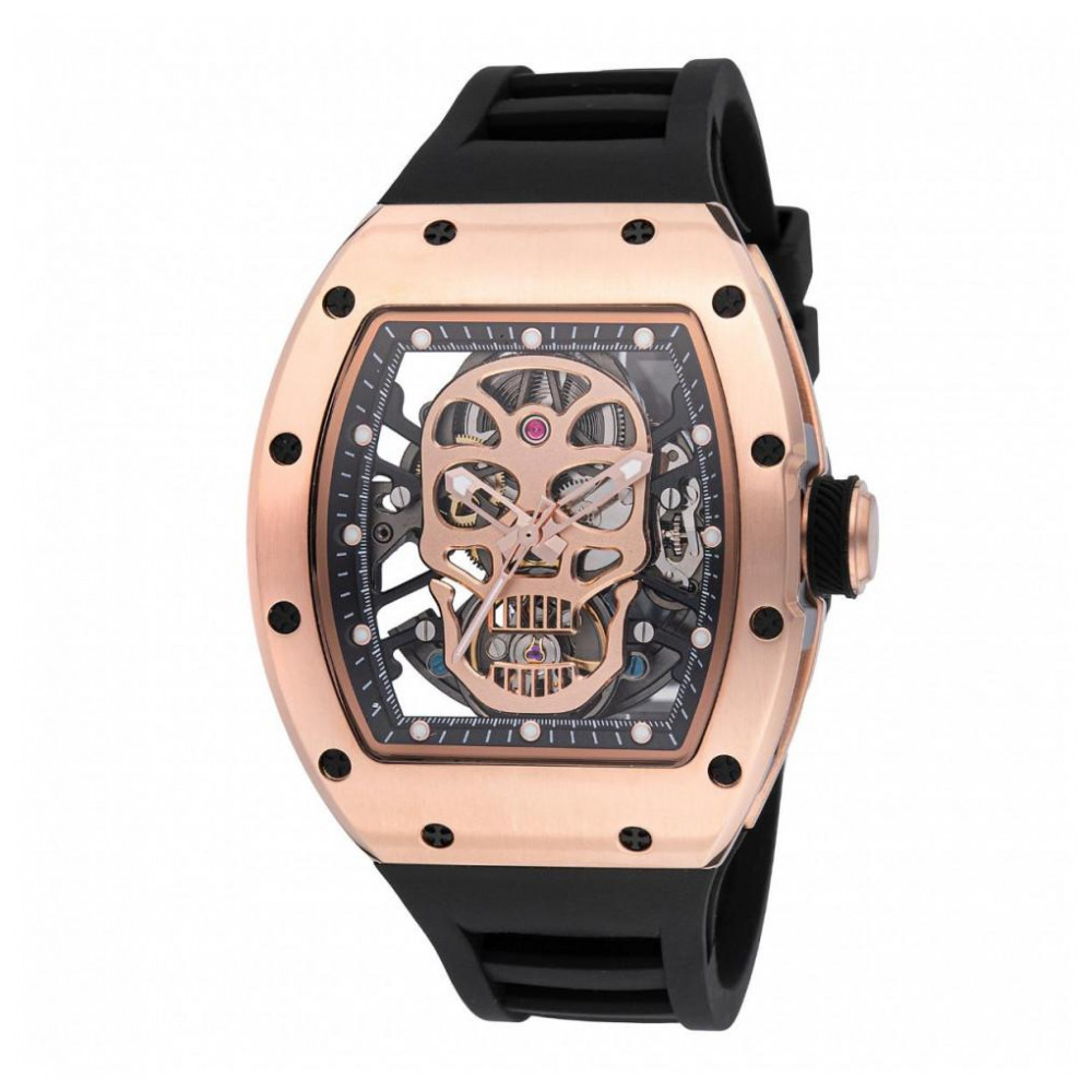 Relógio Masculino Invicta S1 Rally Automático com Mostrador Esqueleto 41mm, Preto 49024