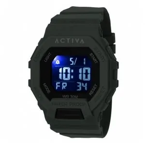 Relógio Digital Unissex Activa X Invicta 50mm, Verde ACW513005