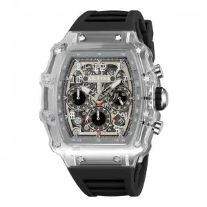 Relógio Masculino Invicta Activa X com Mostrador Esqueleto 44,3mm, Preto ACW2305005