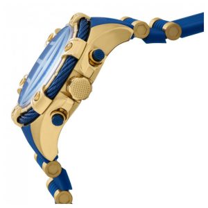 Relgio Masculino Bolt 52mm. Ouro. Azul 25527, Invicta