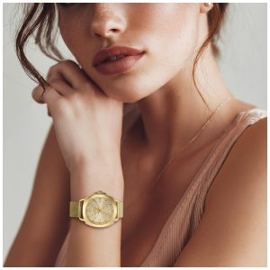 Relógio Feminino Invicta Wildflower 32mm, Dourado 46338