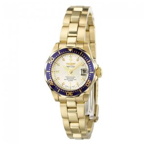 Relógio Feminino de Quartzo Pro Diver, Invicta 4610, Dourado