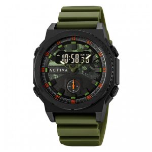 Relógio Digital Masculino Activa X Invicta 47mm, Verde Militar ACW2355001