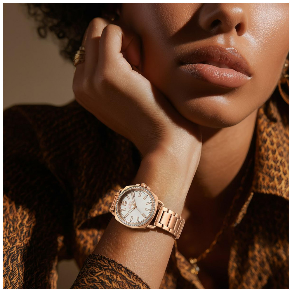 Relógio Feminino Invicta Wildflower 32mm, Rose Gold 46343