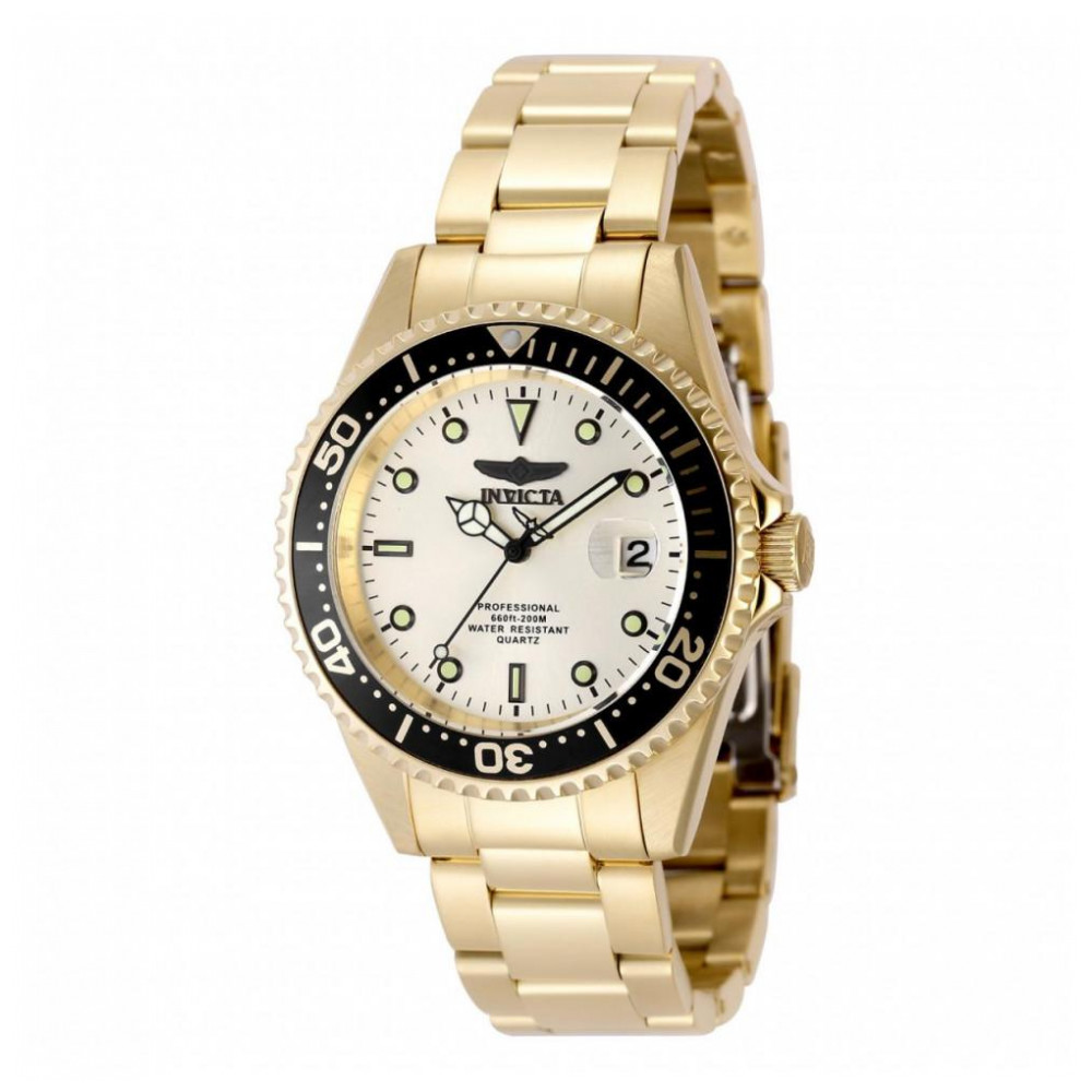 Relógio Masculino Invicta Pro Diver 37,5mm, Dourado 48728