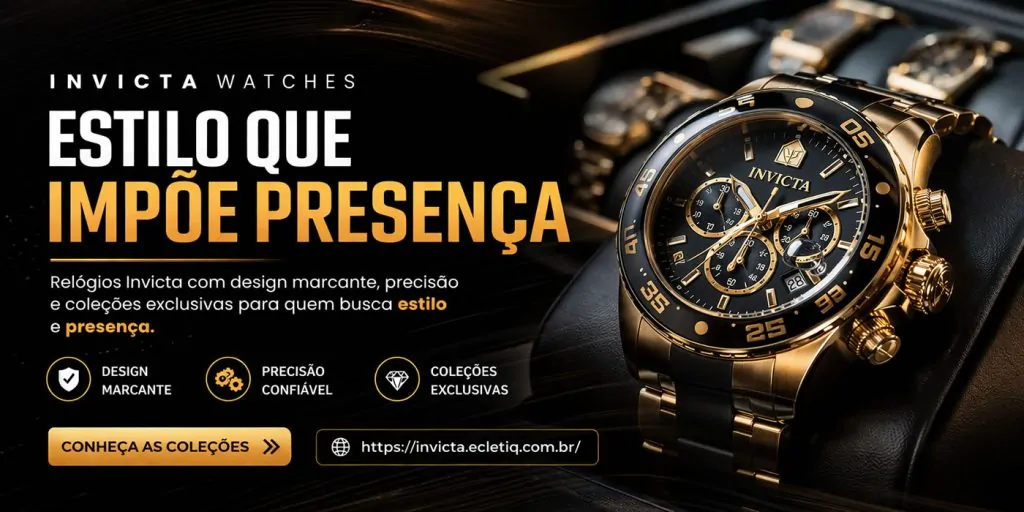 Relógios Invicta: Estilo, Robustez e Coleções Exclusivas 2026